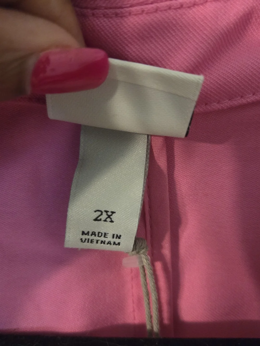A New Day Womens Plus Size Relaxed Fit Pink Blazer Suit Jacket Sz 2X - Picture 4 of 5